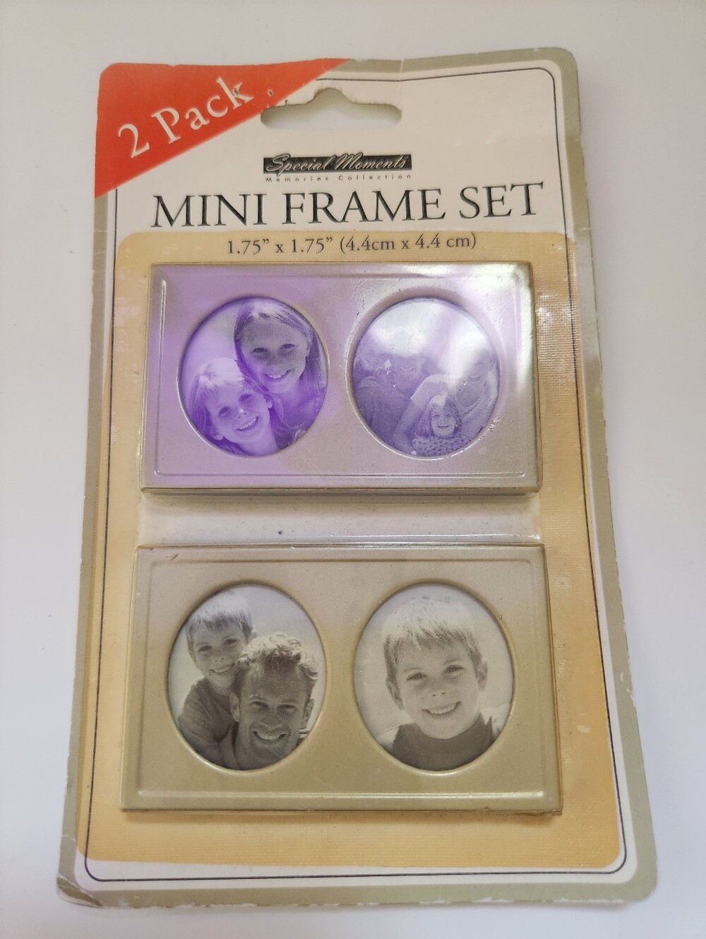 Vintage Special Moments Mini Frame Set 2 Pack New Sealed 1.75x1.75